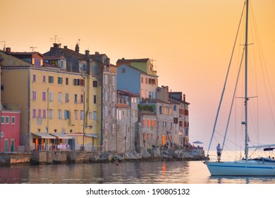 Romantic Rovinj is a town in Croatia situated on the north Adriatic Sea Located on the western coast of the Istrian peninsula, it is a popular tourist resort and an active fishing port.