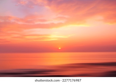 Sunrise use background sea