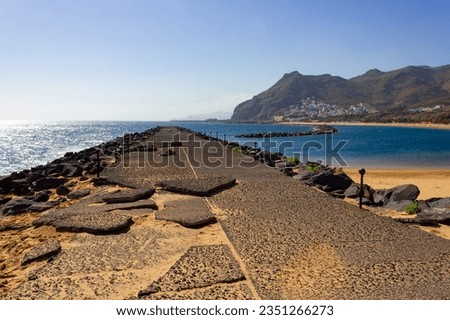 Romantic Views from the Pier, Playa de Las Teresitas, Tenerife, Spain