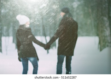 Double Exposure Loving Couple On Waterfall Stock Photo 375809122 ...