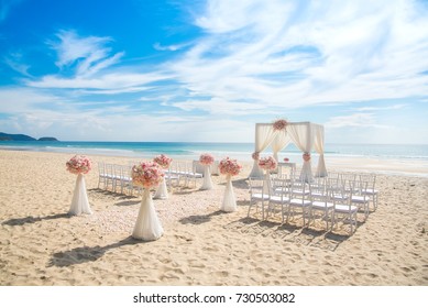 Romantische Trauung am Strand