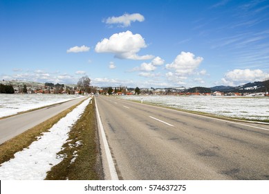 Romantische Strasse (Romantic Road) In Early Spring, Germany