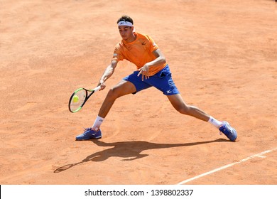 Rome 11-19/05/2019 Internazionali BNL D'Italia; Sonego Lorenzo (ITA) In Action At The Foro Italico.