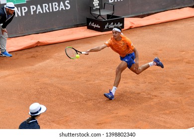 Rome 11-19/05/2019 Internazionali BNL D'Italia; Sonego Lorenzo (ITA) In Action At The Foro Italico.