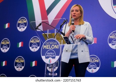 Rome 26092022 Giorgia Meloni Wins Italian Stock Photo 2207151763 ...