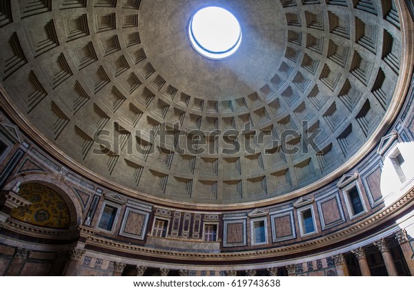 Rome April 13 Interior Pantheon On Stock Photo Edit Now