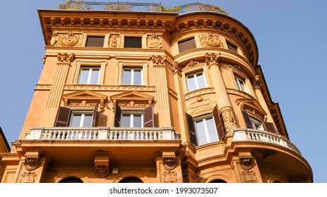 Rome. Beautiful Facade From The Last Decades Of The 18th Century - Firsts Of The 19th.