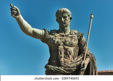 Statue Julius Caesar Augustus Rome Italy Stock Photo 119474176 ...