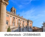 Rome cityscape, Italy: Palazzo Senatorio.