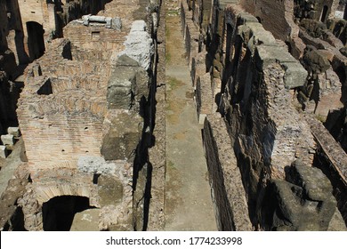 Rome Coliseum Inside. Rome Italy.