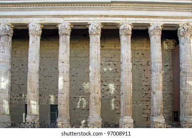 Rome Hadrian Temple In Campus Martius