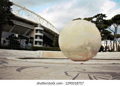 Rome, Italy - 01/19/2019: Olimpic Stadium In Rome (stadio Olimpico)