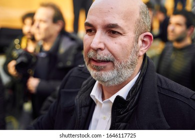                                Rome, ITALY - 02 15 2020: Vito Crimi, Leader Of The Five Star Movement, At A 5 Stars Movement Rally