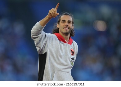 ROME, Italy - 09.06.2022: Gianmarco Tamberi (ITA) In The IAAF Wanda Diamond League  - Golden Gala Meeting 2022 In Stadio Olimpico In Rome. 