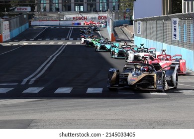 Rome, Italy - 10.04 2022:  Jean Eric Vergne DS Techeetah ABB FORMULA E, FIA WORLD CHAMPIONSHIP  2022 ROME E-PRIX RACE In EUR Rome On April 2022