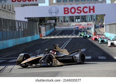 Rome, Italy - 10.04 2022:  Jean Eric Vergne DS Techeetah ABB FORMULA E, FIA WORLD CHAMPIONSHIP  2022 ROME E-PRIX RACE In EUR Rome On April 2022