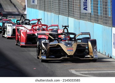 Rome, Italy - 10.04 2022:  Jean Eric Vergne DS Techeetah ABB FORMULA E, FIA WORLD CHAMPIONSHIP  2022 ROME E-PRIX RACE In EUR Rome On April 2022