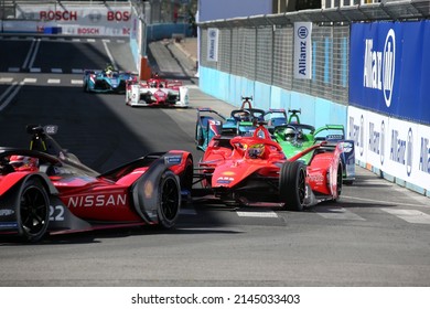 Rome, Italy - 10.04 2022:  Oliver Askew Avalanche Andretti Formula E ABB FORMULA E, FIA WORLD CHAMPIONSHIP  2022 ROME E-PRIX RACE In EUR Rome On April 2022