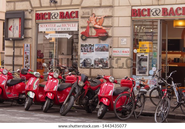 Rome Italy 13042019 Shop Rental Tours Stock Photo Edit Now