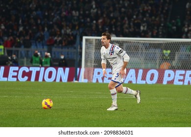 Rome, Italy 18th December 2021: Adrien Silva During The Italian Serie A 2021-22 Football Match Between A.S. Roma And UC Sampdoria At The Olimpico Stadium