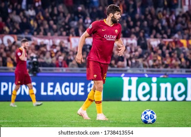ROME, ITALY - 23 OCTOBER, 2018: Federico Fazio of AS Roma seen in action during the UEFA Champions League match between AS Roma and CSKA Moscow.