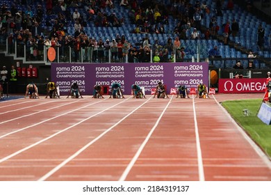 Rome, Italy 9th June 2022: 100m Men During The Golden Gala 