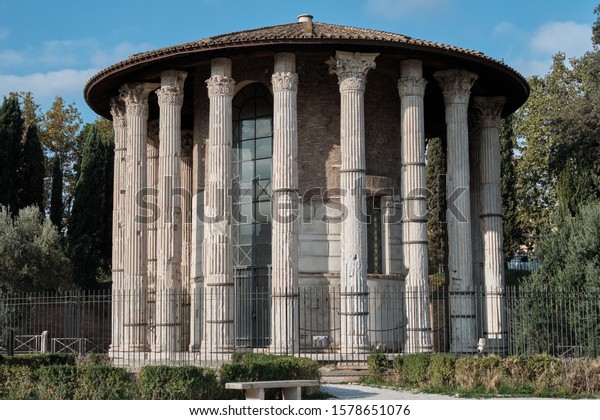 Temple Vesta On Tiber River Rome Stock Photo Edit Now