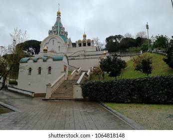 Rome, Italy - April 2018: Russian Orthodox Church Of Saint Catherine