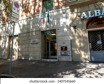 Rome, Italy - August 13, 2018: Italian INAS (Istituto Nazionale Di Assistenza Sociale), Charitable Institution Of The Italian Confederation Of Workers' Trade Unions (CISL)