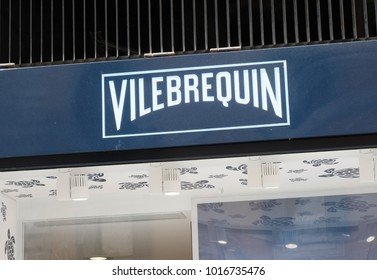 Rome, Italy - August 15, 2017: Vilebrequin Store. French Luxury Swimwear, Ready-to-wear For Father And Son, From St.Tropez Since 1971