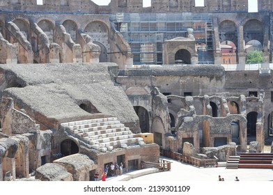 ROME, ITALY - CIRCA AUGUST 2020: Colosseum (Colosseo) aka Coliseum