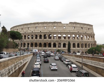 ROME, ITALY - CIRCA OCTOBER 2018: Colosseum (Colosseo) aka Coliseum