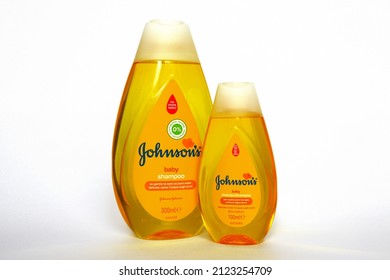 Rome, Italy – February 14, 2022: Johnson's Baby Shampoo No More Tears