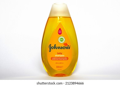 Rome, Italy – February 14, 2022: Johnson's Baby Shampoo No More Tears