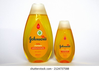 Rome, Italy – February 14, 2022: Johnson's Baby Shampoo No More Tears