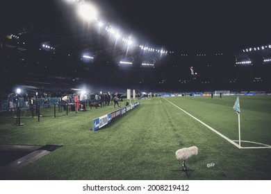 ROME, Italy - JULY 3, 2021: European Football Championship UEFA EURO 2020. Stadium Stadio Olimpico General View During The Football Match Between Team Of The England Vs Ukraine, Italy