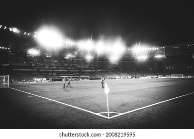 ROME, Italy - JULY 3, 2021: European Football Championship UEFA EURO 2020. Stadium Stadio Olimpico General View During The Football Match Between Team Of The England Vs Ukraine, Italy