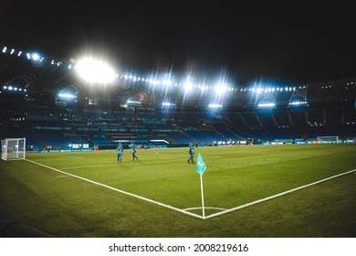 ROME, Italy - JULY 3, 2021: European Football Championship UEFA EURO 2020. Stadium Stadio Olimpico General View During The Football Match Between Team Of The England Vs Ukraine, Italy