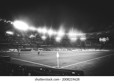 ROME, Italy - JULY 3, 2021: European Football Championship UEFA EURO 2020. Stadium Stadio Olimpico General View During The Football Match Between Team Of The England Vs Ukraine, Italy