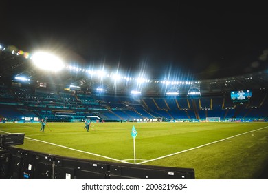 ROME, Italy - JULY 3, 2021: European Football Championship UEFA EURO 2020. Stadium Stadio Olimpico General View During The Football Match Between Team Of The England Vs Ukraine, Italy