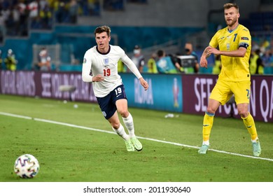 ROME, Italy - JULY 3, 2021: European Football Championship UEFA EURO 2020. Mason Mount Player In Action During The Football Match Between National Team Of The England Vs Ukraine, Italy