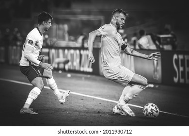 ROME, Italy - JULY 3, 2021: European Football Championship UEFA EURO 2020. Mason Mount Player In Action During The Football Match Between National Team Of The England Vs Ukraine, Italy