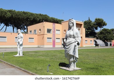 Rome, Italy - June 18 2016: The Cinecittà Studios In Rome.