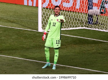 ROME, ITALY - June 20, 2021: 
Danny Ward Gestures 
During The UEFA Euro 2021
Italy V Wales At Olimpico Stadium.
