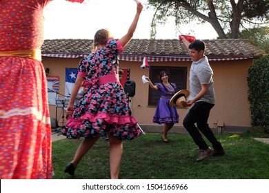 Rome, Italy: La Cueca Chiloé, the typical Chilean dance - September 30, 2017