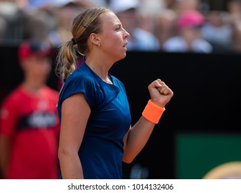 ROME, ITALY - MAY 17 : Anett Kontaveit At The 2017 Internazionali BNL D'Italia WTA Premier 5 Tennis Tournament