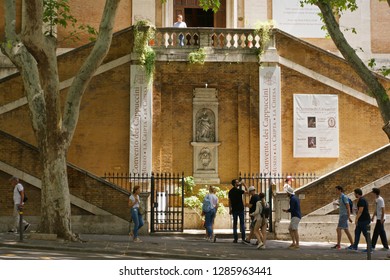 Rome, Italy- May 27, 2018: Santa Maria Della Concezione Dei Cappuccini. Rome, Italy.