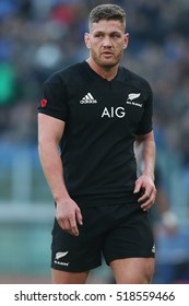 Rome, Italy November 2016:Sam Cane  in action during the match  in  the  Test match rugby 2016 Italy versus New Zeland in Olimpic Stadium in Rome on 12 november 2016.