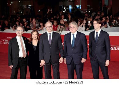 Rome, Italy - October 13, 2022: Mayor Of Rome Roberto Gualtieri Attends The Red Carpet Of Film 