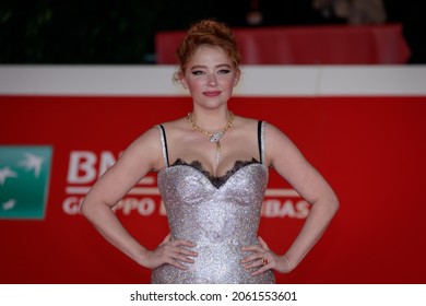 ROME, ITALY - OCTOBER 16: Haley Bennett Attends The Red Carpet Of The Movie 